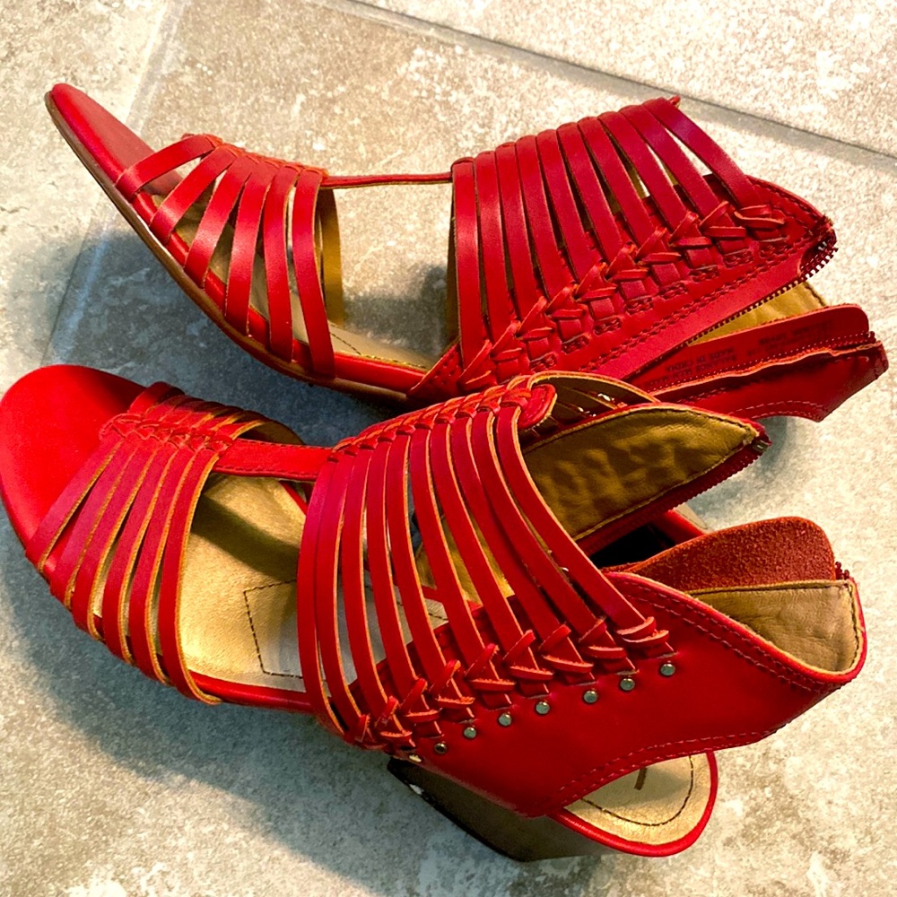Red shoe with class and style